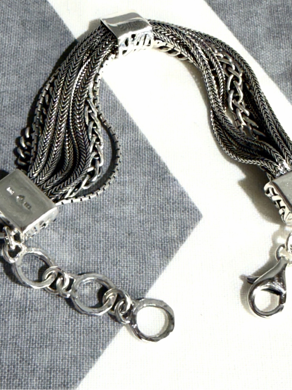 Silpada Silver ‘Talk of the Town’ Multi-Strand Bracelet - Picture 6 of 16